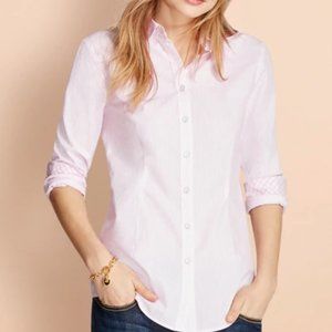 Striped Stretch Cotton Poplin Shirt